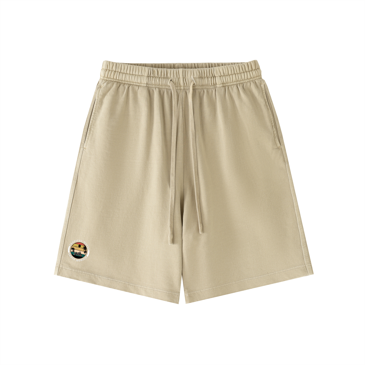 Vintage Wash Cotton Shorts